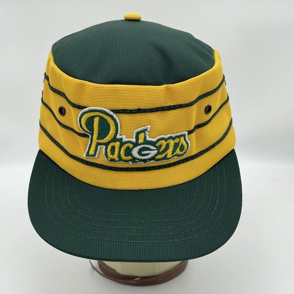 Vintage sports specialties pillbox - Gem VINTAGE 80s Green Bay Packers PILLBOX Sports Specialties Hat Snapback Very Rare